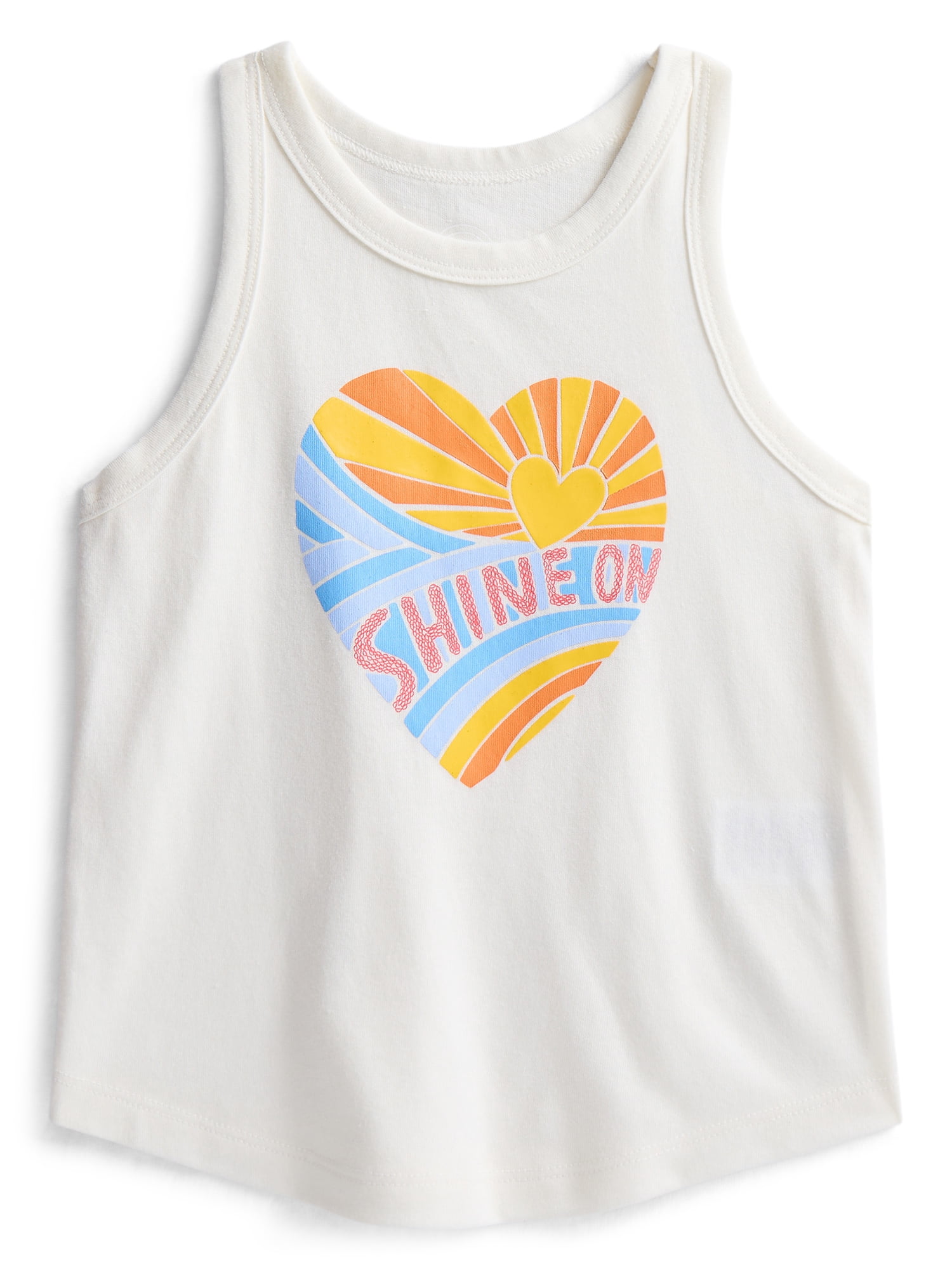 Wonder Nation Girls Graphic Tank Top, Sizes 4-18 & Plus