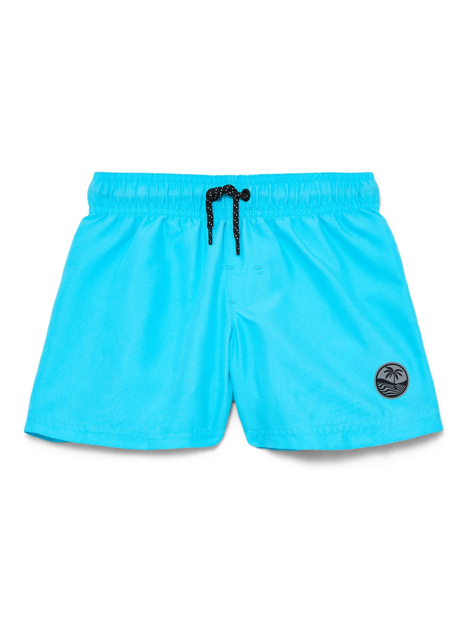 Wonder Nation Boys Everyday Swim Trunks with UPF50, Sizes 4-18 & Husky