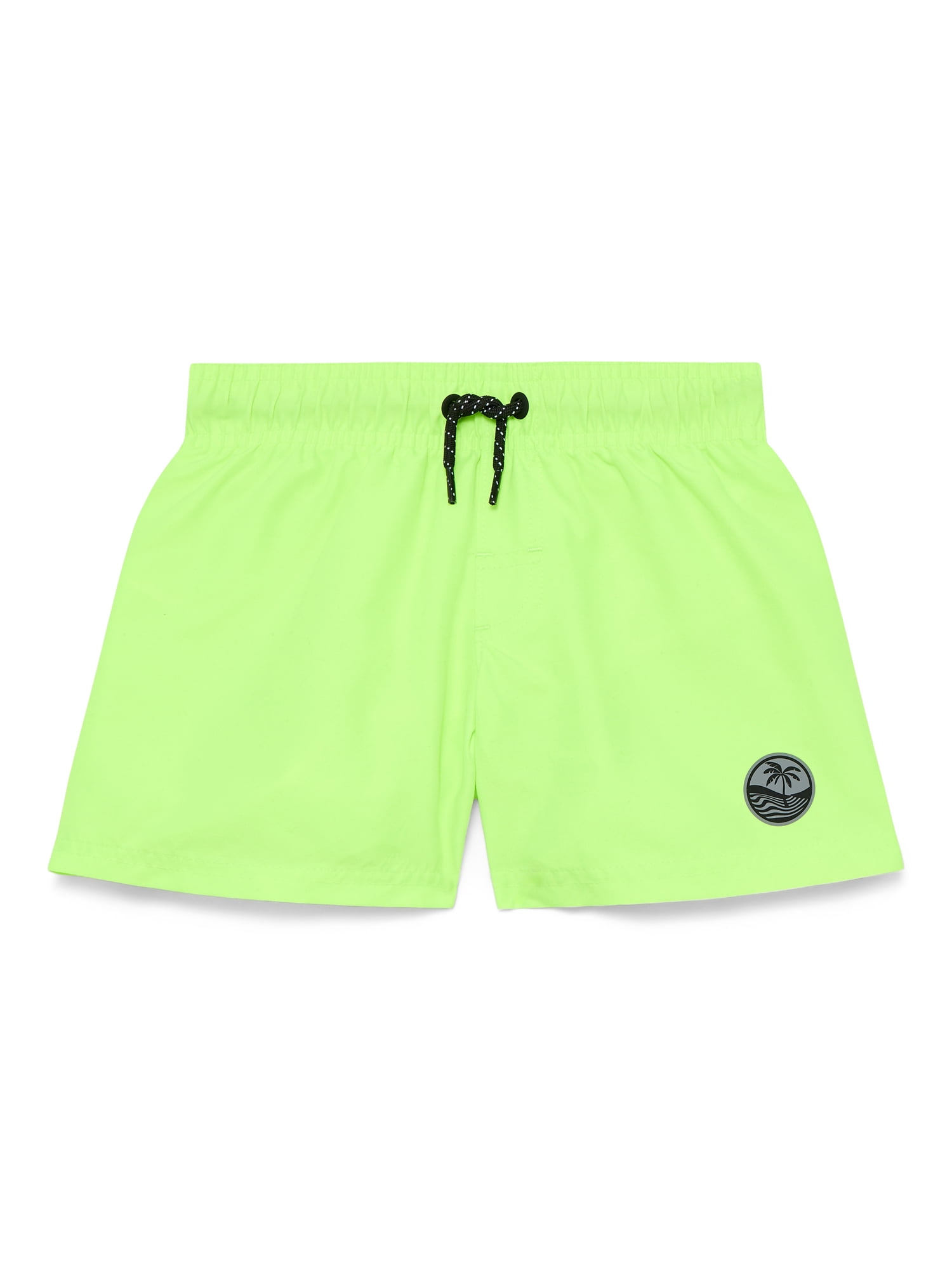 Wonder Nation Boys Everyday Swim Trunks with UPF50, Sizes 4-18 & Husky