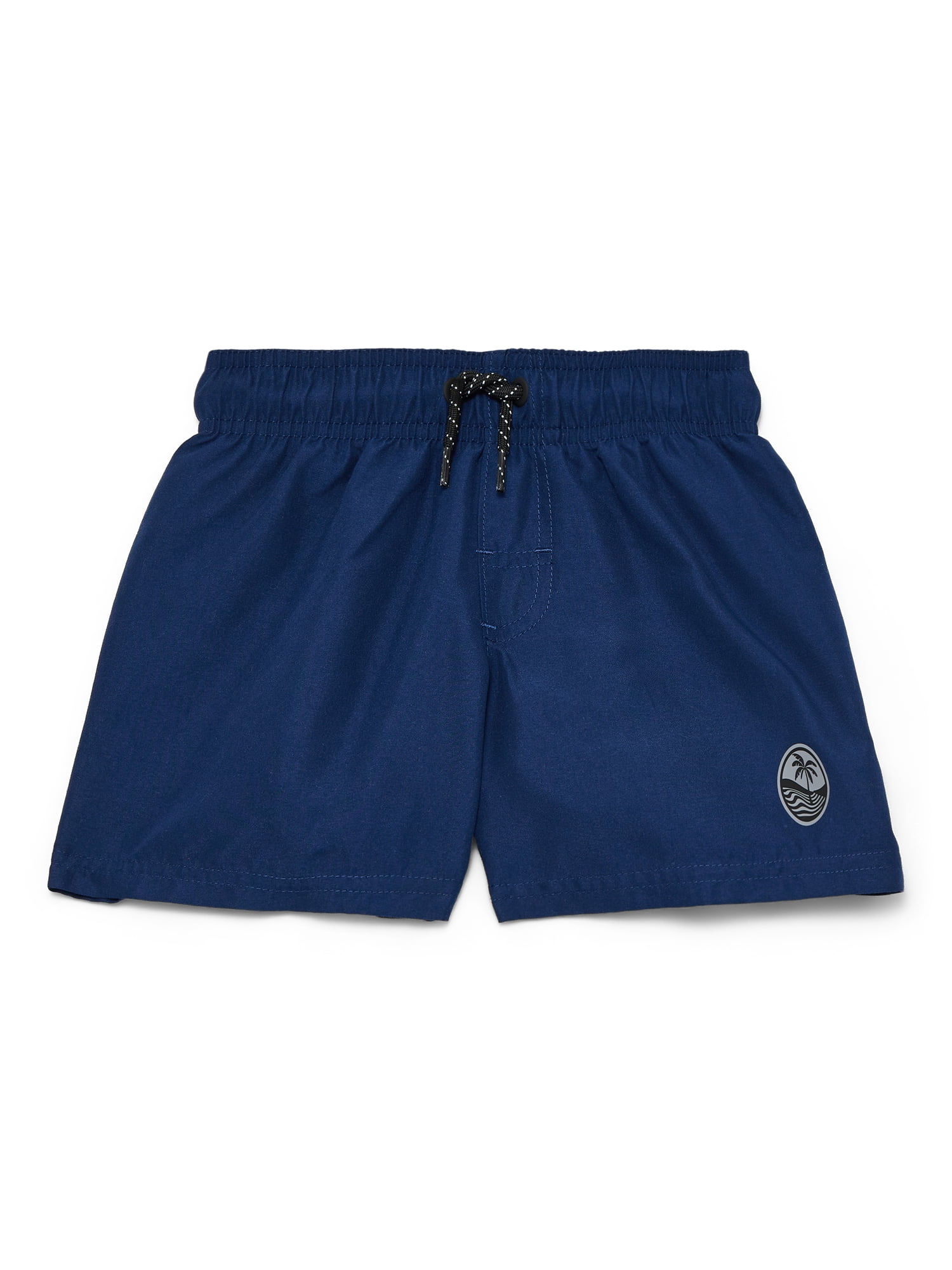 Wonder Nation Boys Everyday Swim Trunks with UPF50, Sizes 4-18 & Husky