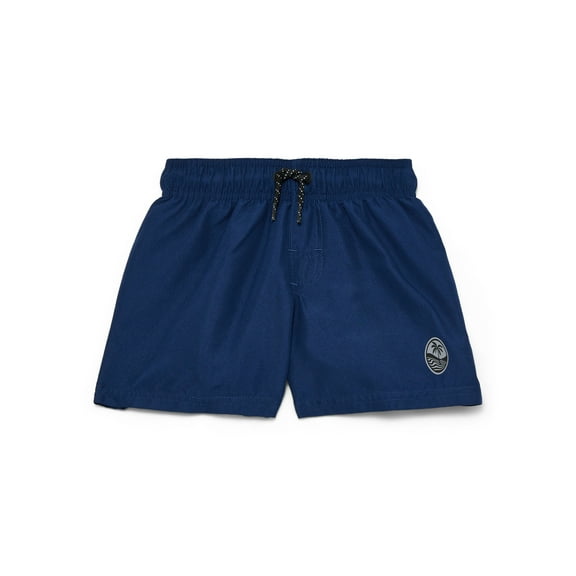 Wonder Nation Boys Everyday Swim Trunks with UPF50, Sizes 4-18 & Husky