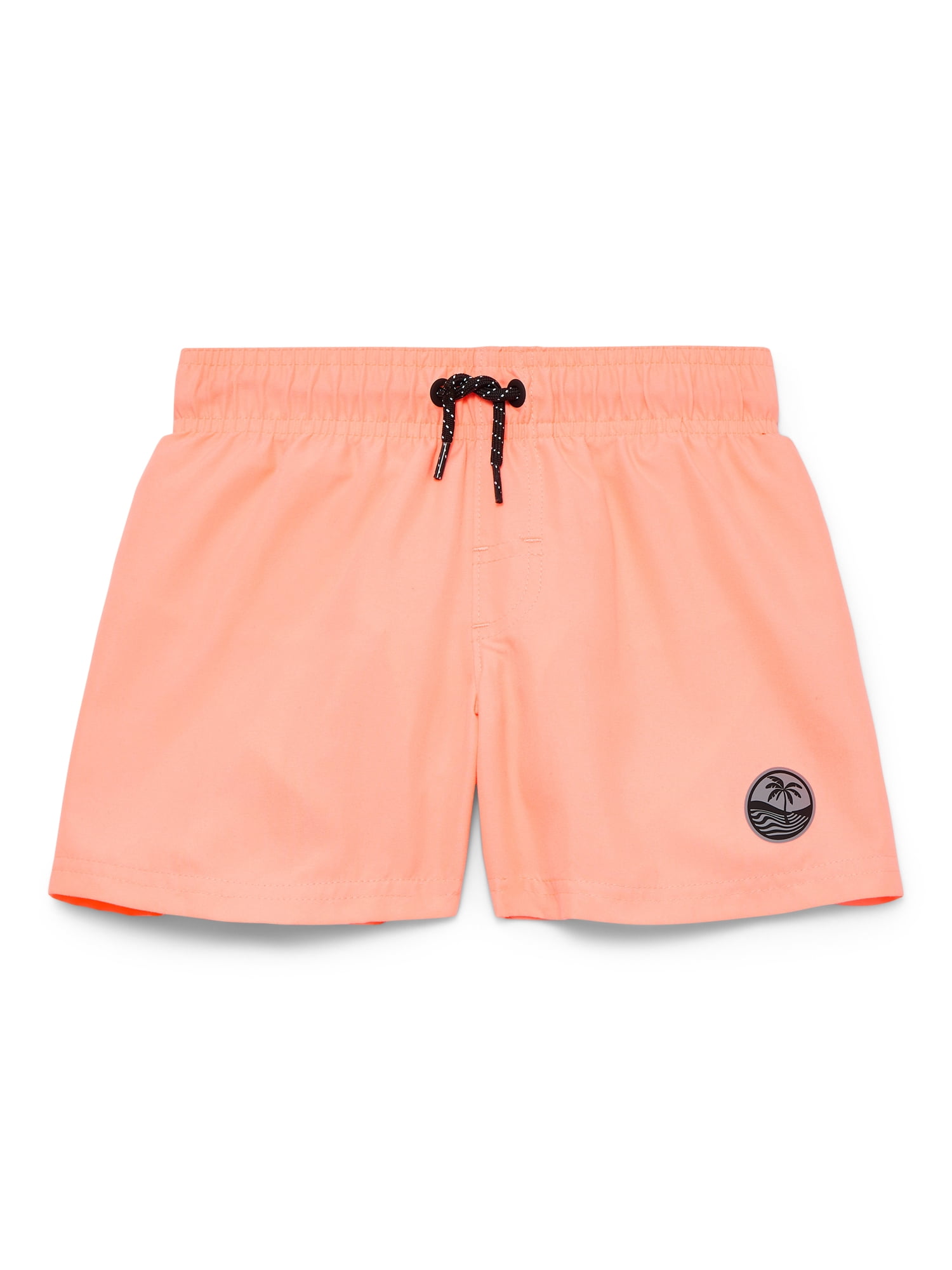 Wonder Nation Boys Everyday Swim Trunks with UPF50, Sizes 4-18 & Husky