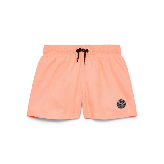 Wonder Nation Boys Everyday Swim Trunks with UPF50, Sizes 4-18 & Husky