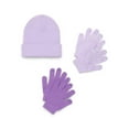 thumbnail image 1 of Wonder Nation Ribbed Beanie and Gloves Set, 2-Pack, One Size, 1 of 3