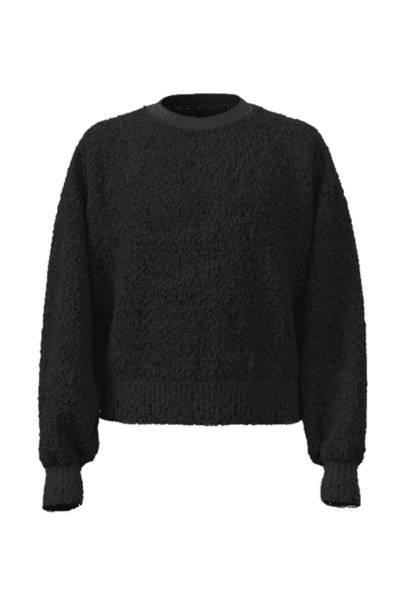 Girls Eyelash Sweater with Long Sleeves, Sizes 4-18 & Plus