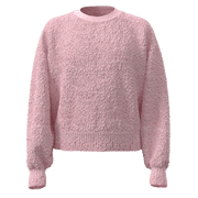 Wonder Nation Girls Eyelash Sweater with Long Sleeves, Sizes 4-18 & Plus