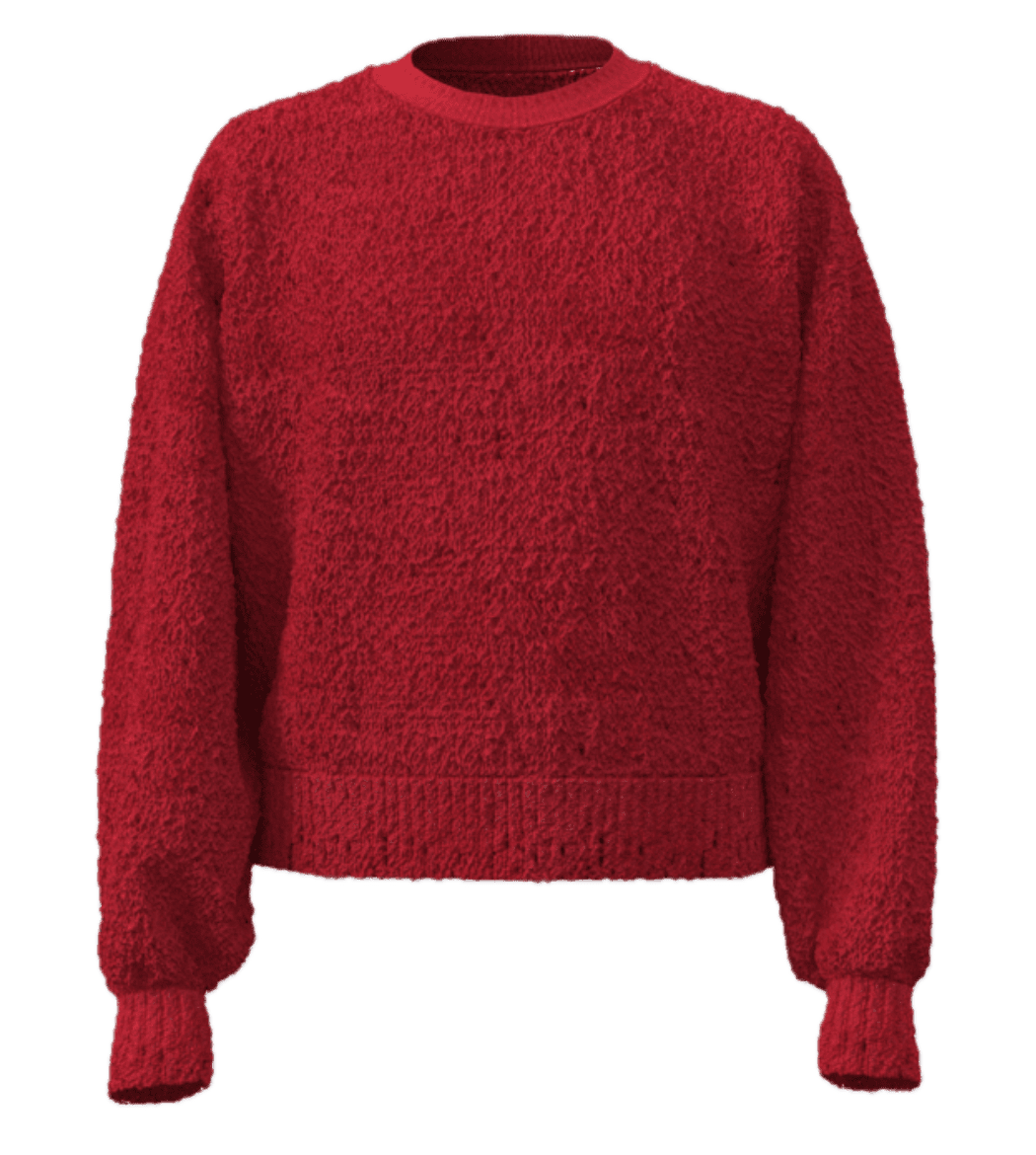 Wonder Nation Girls Eyelash Sweater with Long Sleeves, Sizes 4-18 & Plus