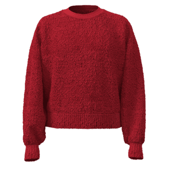 Wonder Nation Girls Eyelash Sweater with Long Sleeves, Sizes 4-18 & Plus