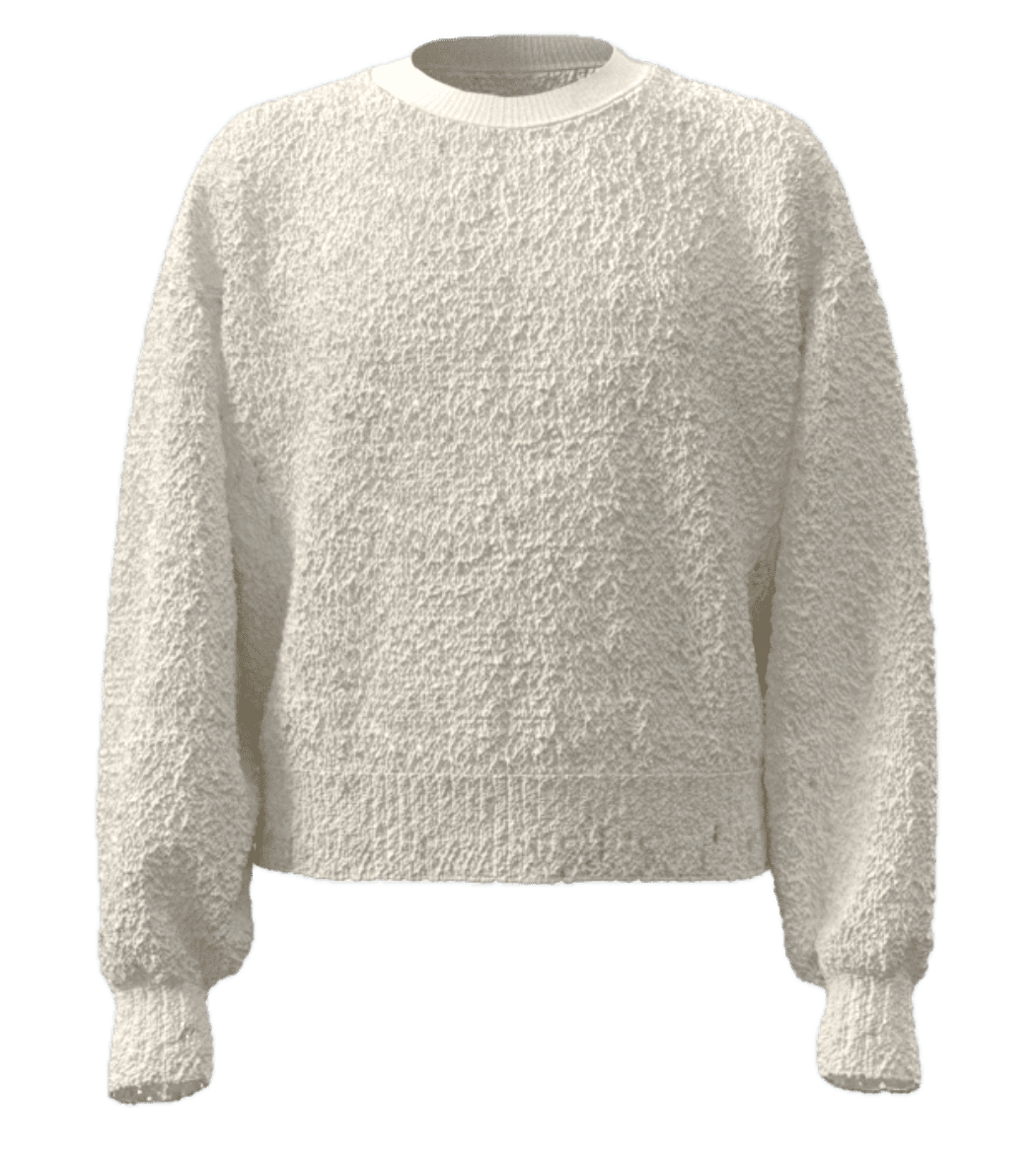 Wonder Nation Girls Eyelash Sweater with Long Sleeves, Sizes 4-18 & Plus