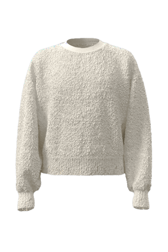 Girls Eyelash Sweater with Long Sleeves, Sizes 4-18 & Plus