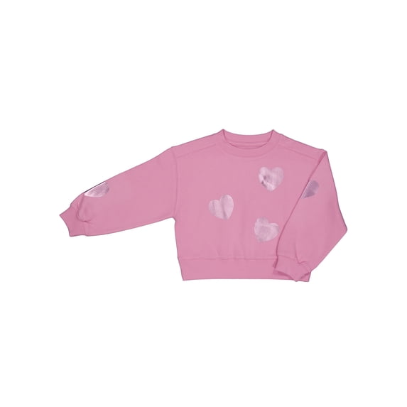 Wonder Nation Girls Fleece Pullover, Sizes 4-18 & Plus
