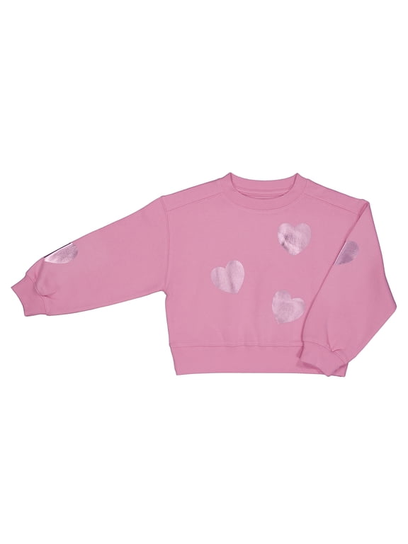 Girls Fleece Pullover, Sizes 4-18 & Plus