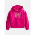 thumbnail image 1 of Wonder Nation Girls' Pullover Fleece Hoodie with Long Sleeves, Sizes 4-18 & Plus, 1 of 3
