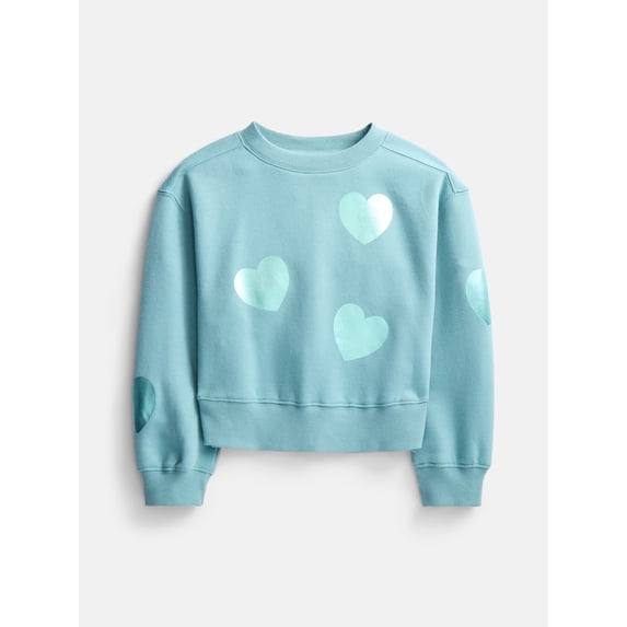 Wonder Nation Girls Fleece Pullover, Sizes 4-18 & Plus