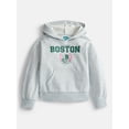 thumbnail image 1 of Wonder Nation Girls' Pullover Fleece Hoodie with Long Sleeves, Sizes 4-18 & Plus, 1 of 4