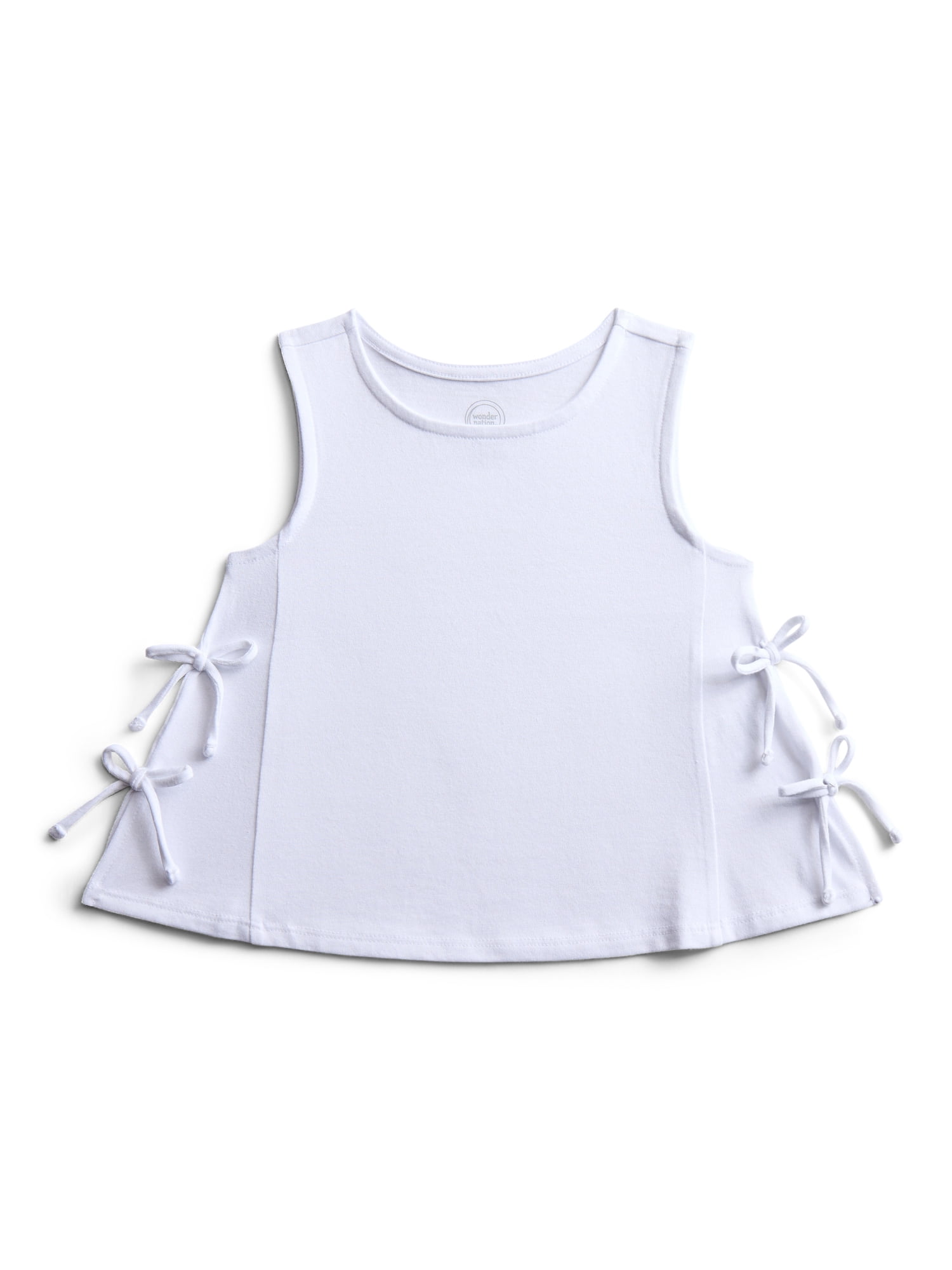 Wonder Nation Girls Fashion Bow Tank Top, Sizes 4-18 & Plus
