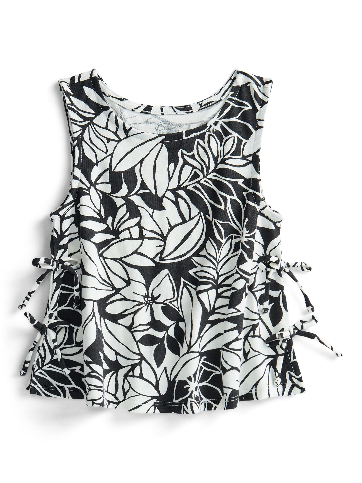 Wonder Nation Girls Fashion Bow Tank Top, Sizes 4-18 & Plus