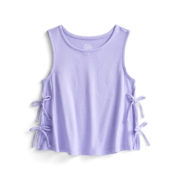 Wonder Nation Girls Fashion Bow Tank Top, Sizes 4-18 & Plus