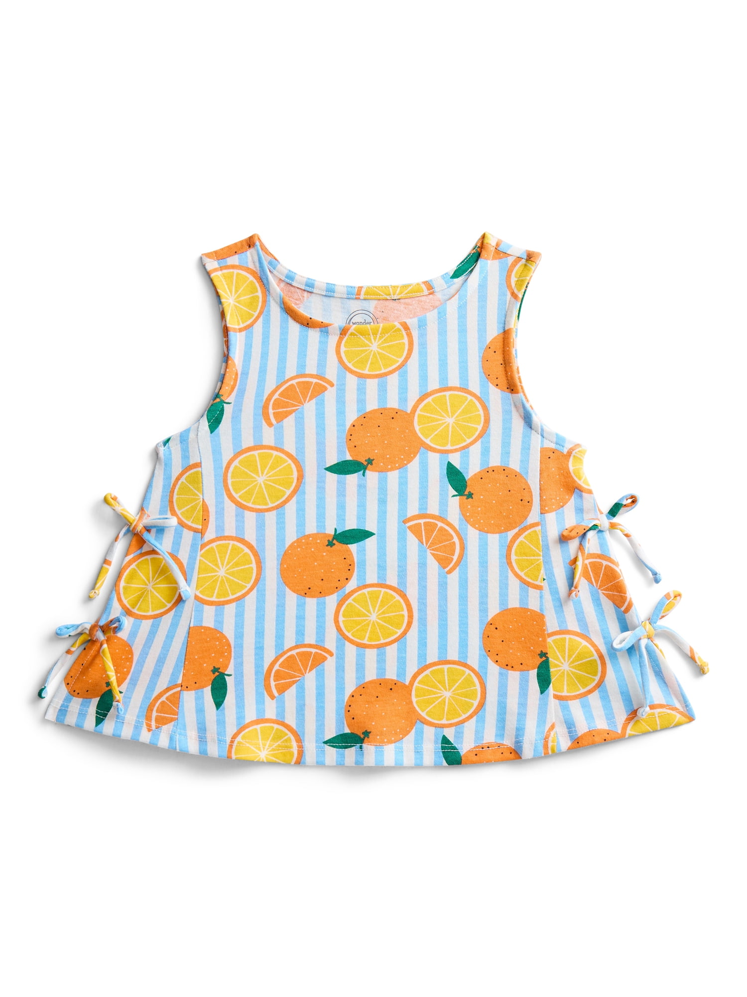 Wonder Nation Girls Fashion Bow Tank Top, Sizes 4-18 & Plus