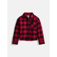 thumbnail image 1 of Wonder Nation Boys' Flannel Shirt with Long Sleeves, Sizes 4-18 & Husky, 1 of 3