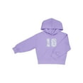 thumbnail image 1 of Wonder Nation Girls Fleece Hoodie, Sizes 4-18 & Plus, 1 of 3
