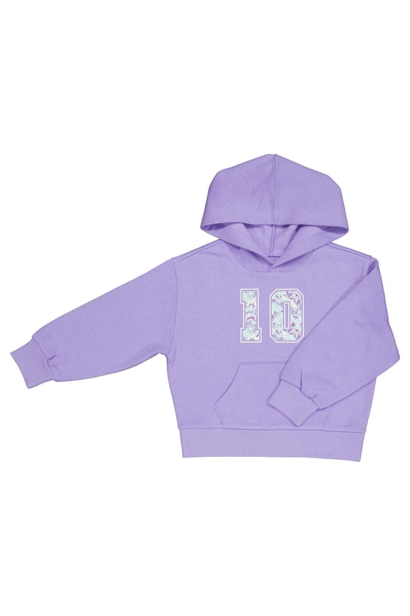 Girls Fleece Hoodie, Sizes 4-18 & Plus