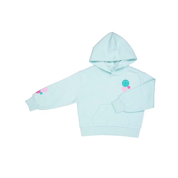 Wonder Nation Girls Fleece Hoodie, Sizes 4-18 & Plus