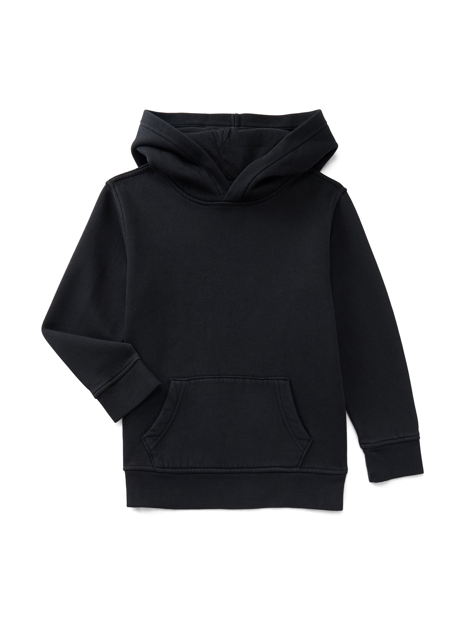 Wonder Nation Boys' Fleece Hoodie with Long Sleeves, Sizes 4-18 & Husky