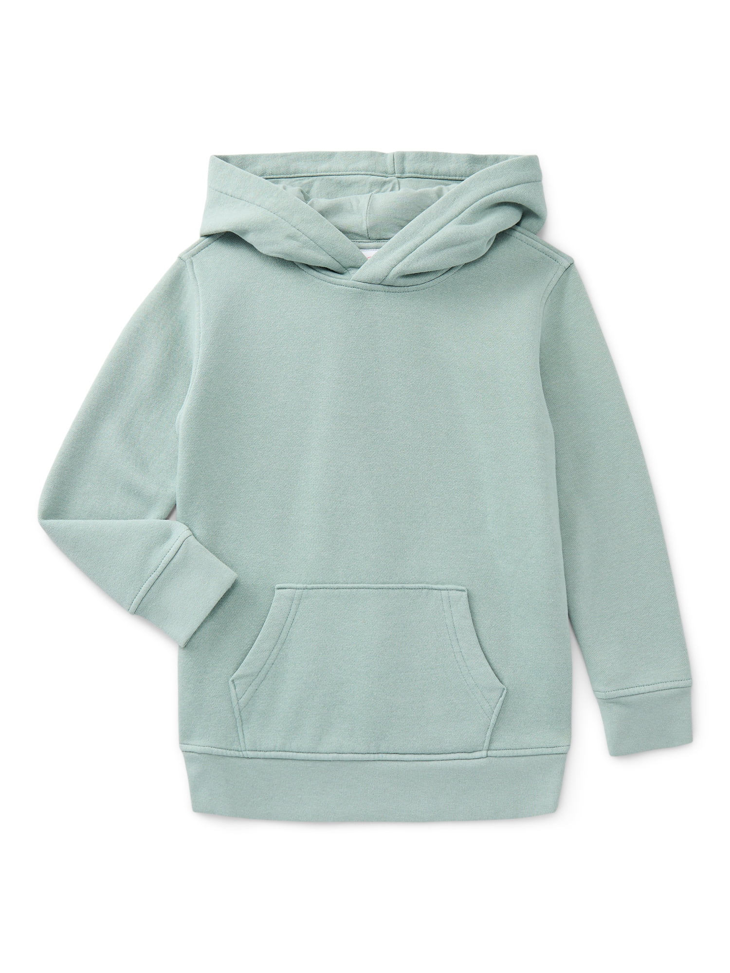 Wonder Nation Boys' Fleece Hoodie with Long Sleeves, Sizes 4-18 & Husky