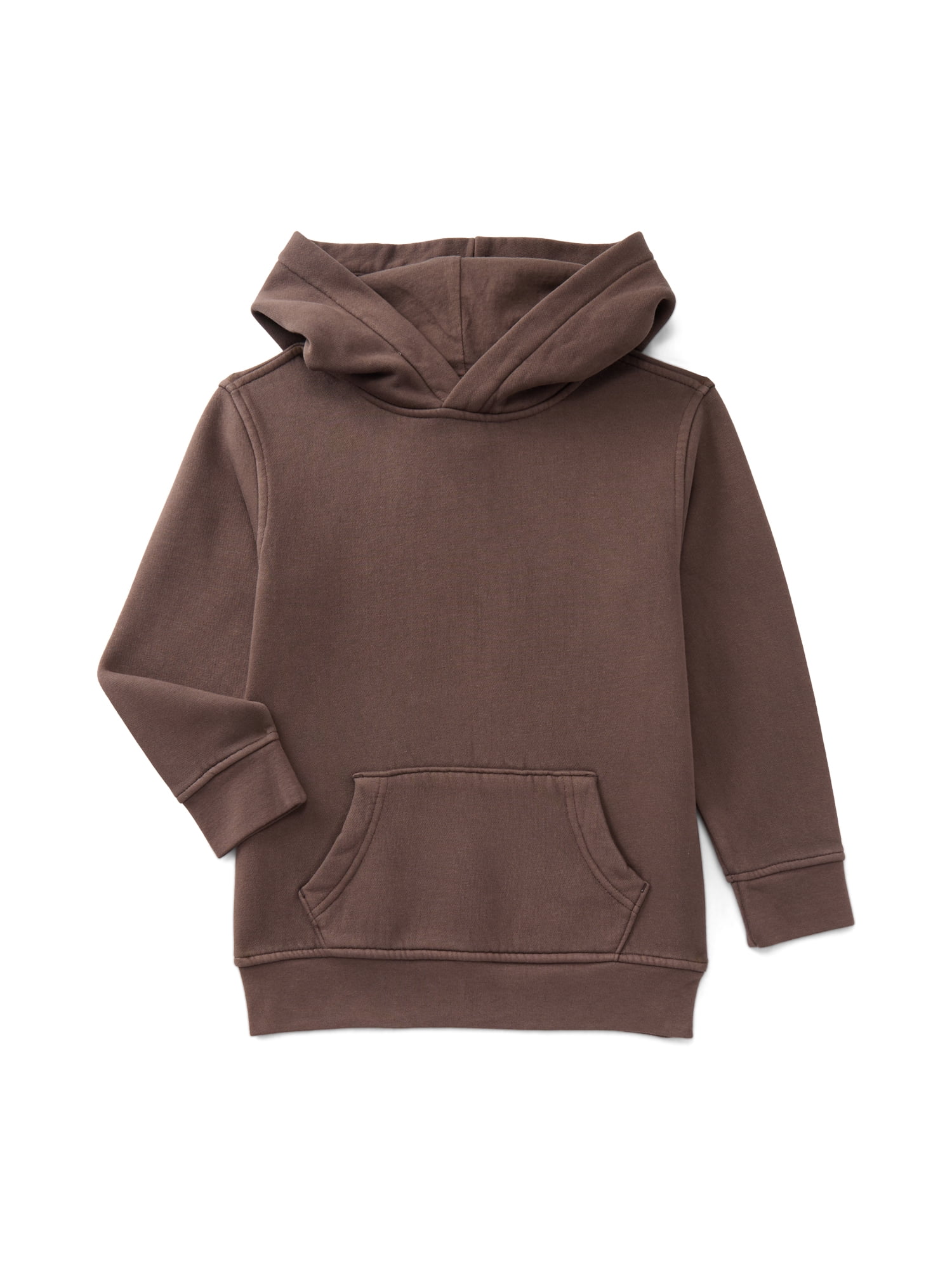 Wonder Nation Boys' Fleece Hoodie with Long Sleeves, Sizes 4-18 & Husky