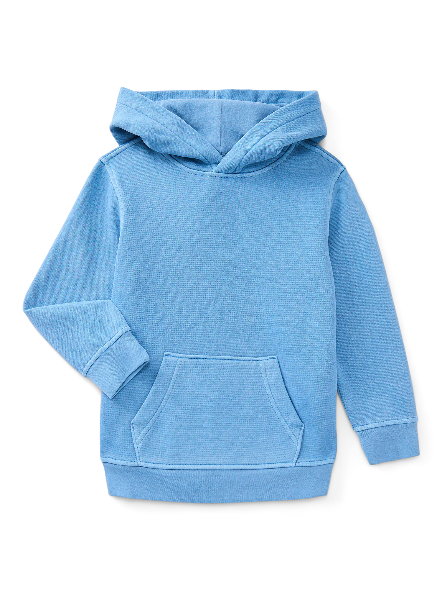 Wonder Nation Boys' Fleece Hoodie with Long Sleeves, Sizes 4-18 & Husky