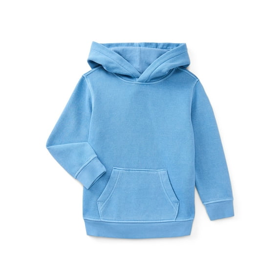 Wonder Nation Boys' Fleece Hoodie with Long Sleeves, Sizes 4-18 & Husky