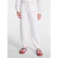 thumbnail image 1 of Wonder Nation Girls Fleece Jogger, Sizes 4-18 & Plus, 1 of 7