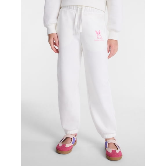Wonder Nation Girls Fleece Jogger, Sizes 4-18 & Plus