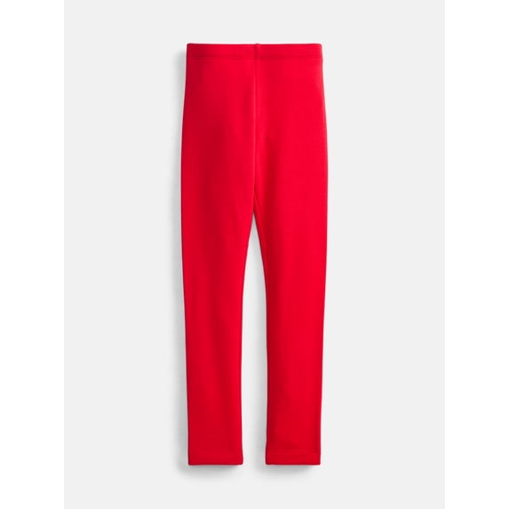 Wonder Nation Girls Fleece Leggings, Sizes 4-18