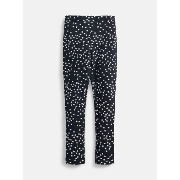 Wonder Nation Girls Fleece Leggings, Sizes 4-18