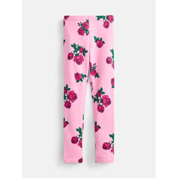 Wonder Nation Girls Fleece Leggings, Sizes 4-18