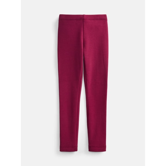 Wonder Nation Girls Fleece Leggings, Sizes 4-18