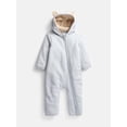 thumbnail image 1 of Wonder Nation Baby Fleece- Lined Pram, Size 0/3M -6/9M, 1 of 4