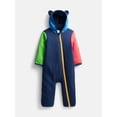 thumbnail image 1 of Wonder Nation Baby Fleece- Lined Pram, Size 0/3M -6/9M, 1 of 4