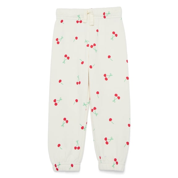 Wonder Nation Toddler Girls Fleece Jogger Pants, Sizes 2T-5T