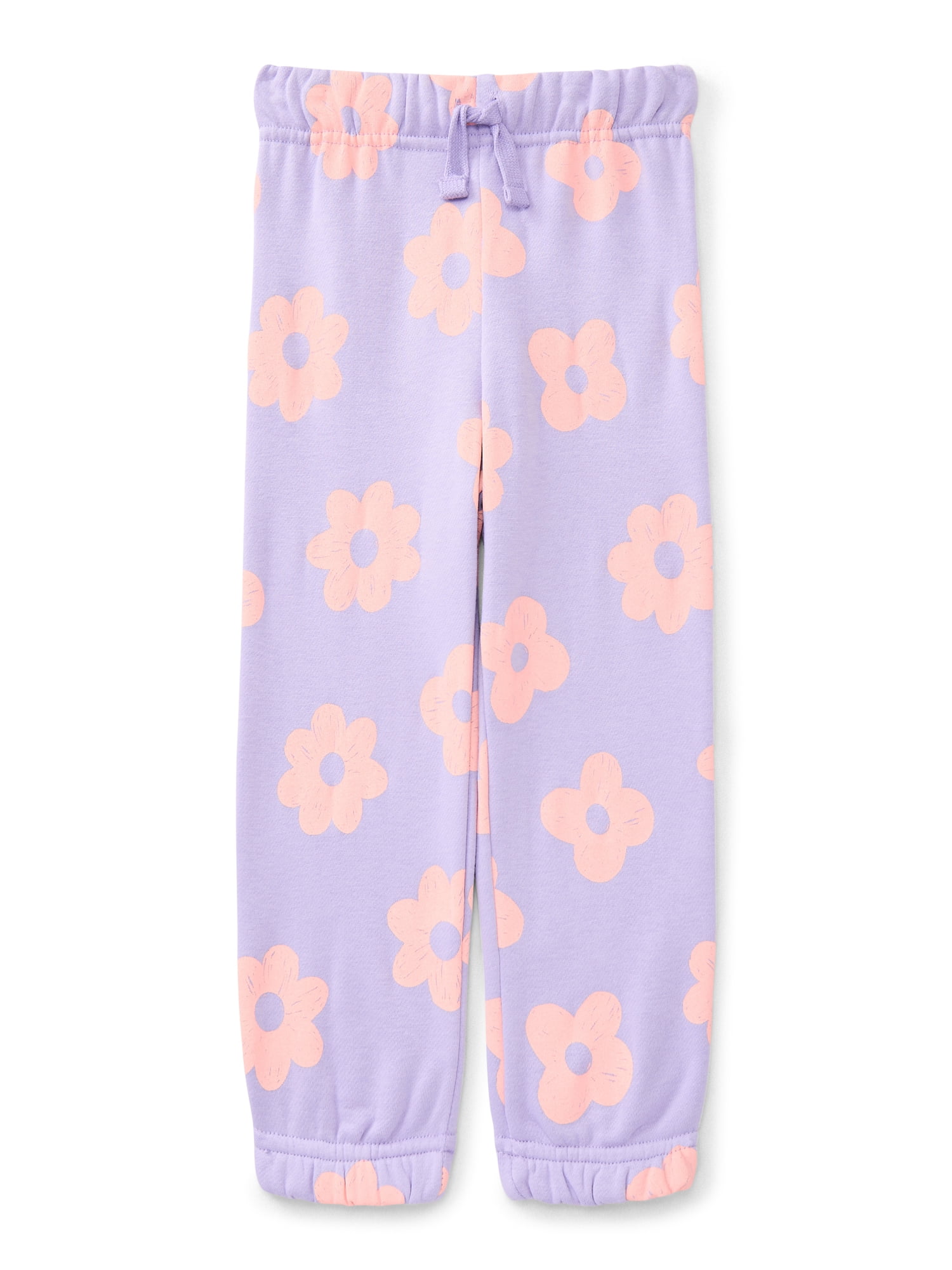 Wonder Nation Toddler Girls Fleece Jogger Pants, Sizes 2T-5T