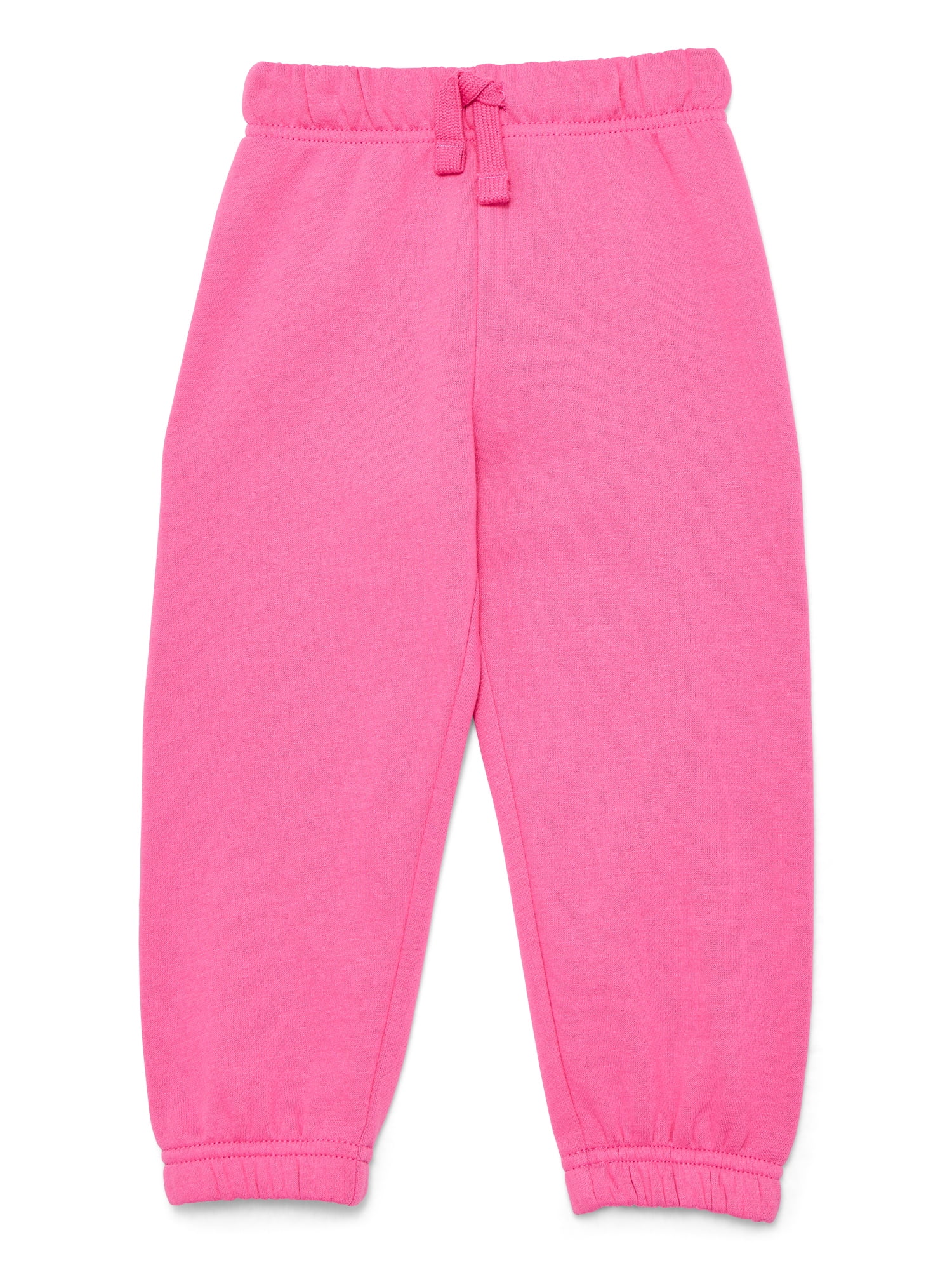 Wonder Nation Toddler Girls Fleece Jogger Pants, Sizes 2T-5T