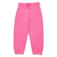 thumbnail image 1 of Wonder Nation Toddler Girls Fleece Jogger Pants, Sizes 2T-5T, 1 of 3