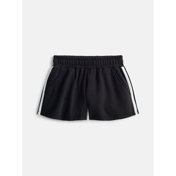 Wonder Nation Girls Fashion Fleece Shorts, Sizes 4-18 & Plus