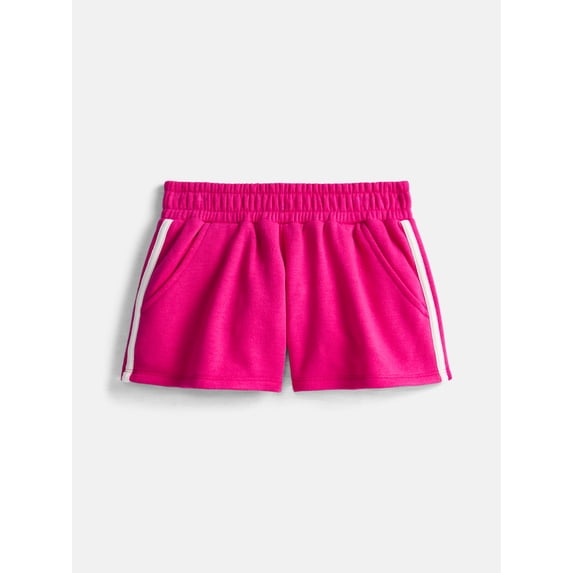 Wonder Nation Girls Fleece Shorts, Sizes 4-18 & Plus