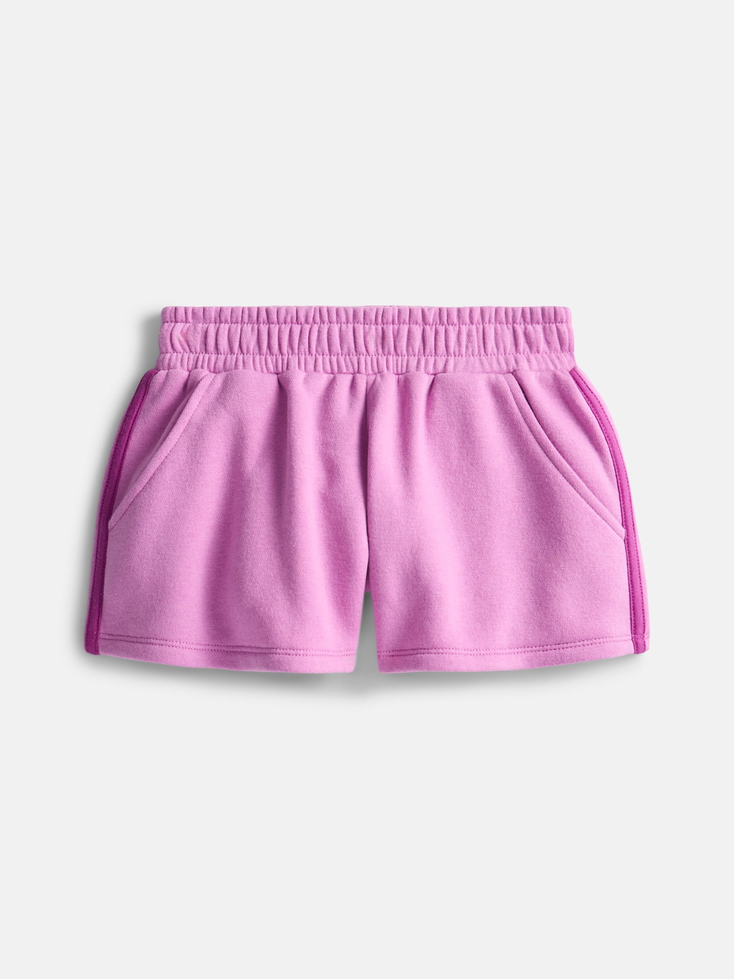 Wonder Nation Girls Fashion Fleece Shorts, Sizes 4-18 & Plus