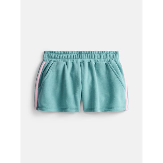 Wonder Nation Girls Fashion Fleece Shorts, Sizes 4-18 & Plus