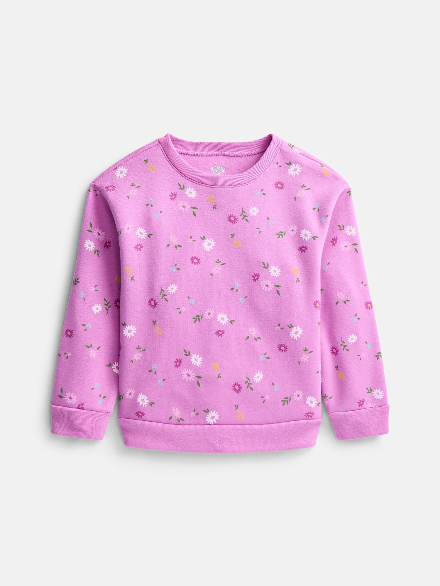 Baby & Toddler Fleece Crewneck Sweatshirt, Sizes 6M-5T