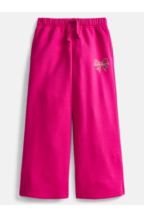 Girls Wide Leg Fleece Pants, Sizes 4-18 & Plus